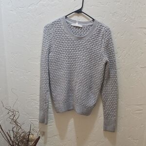 Victoria's Secret Heather Gray Textured Sweater